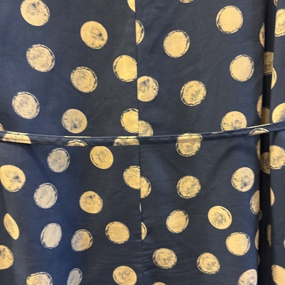 Maggy London Dot Print V-Neck Sleeveless Dress With Pockets Size 20 Used - Picture 15 of 16